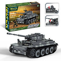 Конструктор пластиковый Армия Военная техника Танк Panzer VI Tiger Тигр 898 деталей iBlock 48*9*32см