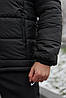 Зимова куртка Європейка хакі-чорна, фото 8