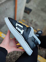 36-37 р Ugg GREY дутики детские СЕРЫЕ с опушкой с буквами на высокой подошве непромокаемые зимние, фото 6