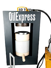 Прес для олії 50 тонн холодного пресування на 3,5 літри капролон (повний комплект) "PRO+" OilExpress, фото 2