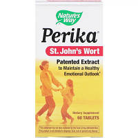 Травы Nature's Way Экстракт Зверобоя, Perika, St. John's Wort, 60 таблеток (NWY06560) - Топ Продаж!