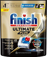 Капсулы для посудомоечных машин Finish Ultimate Plus All in 1 45 шт