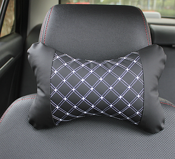 Автомобільна подушка на підголовник / Подушка-підголовник / Подушка для шиї автомобільна / Подушка для голови в авто