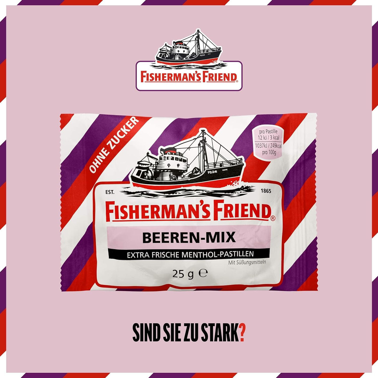 Леденцы Fisherman's Friend Berry Mix 25g - фото 1 - id-p2059567384