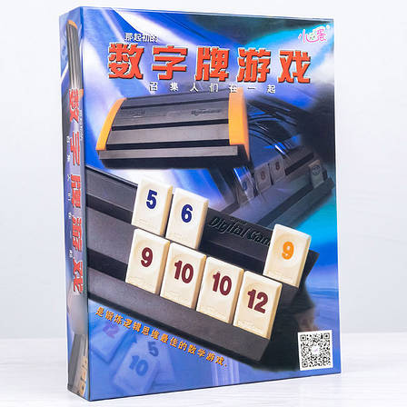 Настільра гра Rummikub / Руммікуб (Rummy Доріжна версія в пластиковому кейсі) + правила українською, фото 1