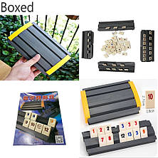 Настільра гра Rummikub / Руммікуб (Rummy Доріжна версія в пластиковому кейсі) + правила українською, фото 4