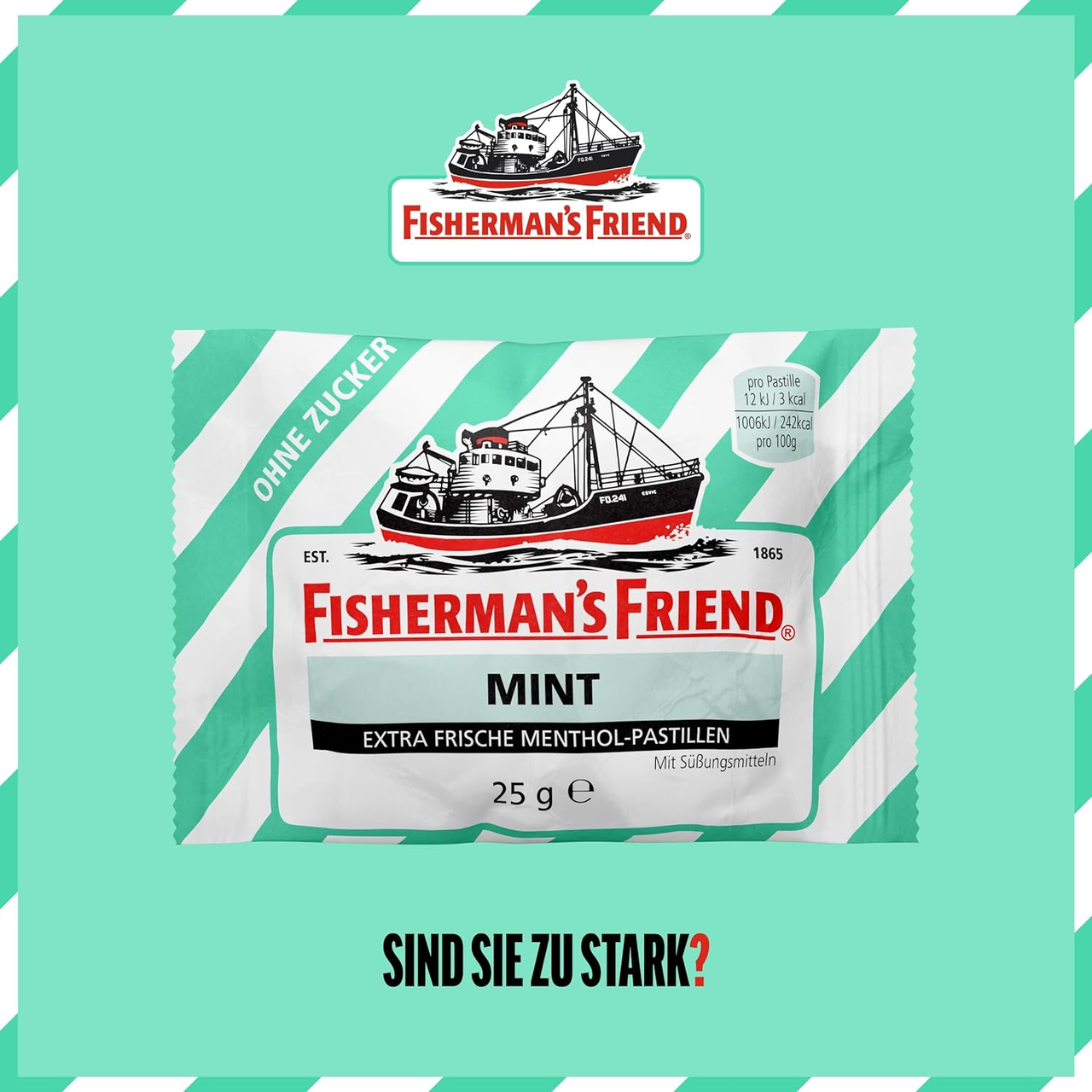 Леденцы Fisherman's Friend Sugar Free Mint Menthol 25g - фото 1 - id-p2059568008