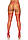 Пояс для панчіх Leg Avenue Rhinestone garterbelt Червоний S/M/L (SO9143), фото 3