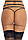 Пояс для панчіх Leg Avenue Rhinestone garterbelt Чорний S/M/L (SO9145), фото 3