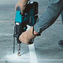 Професійний акумуляторний перфоратор Makita DHR243RTJ : з АКБ 18V 2шт-5.0Ah, 2 Дж, SDS+, фото 6