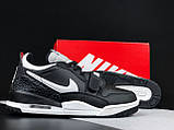 Чоловічі кросівки Nike Jordan Legacy 312 Low демісезонні шкіряні чорні, фото 4