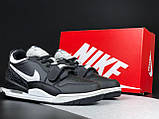 Чоловічі кросівки Nike Jordan Legacy 312 Low демісезонні шкіряні чорні, фото 3