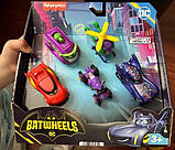 Набір машинок Fisher-Price DC Batwheels 1:55 Scale Toy Cars 5-Pack Оригінал, фото 7