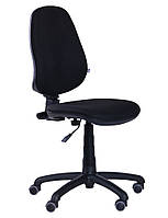 Крісло, що обертається, стілець офісний для операторів, школярів без підлокітників Поло 50 тканина А-01 на колесах AMF