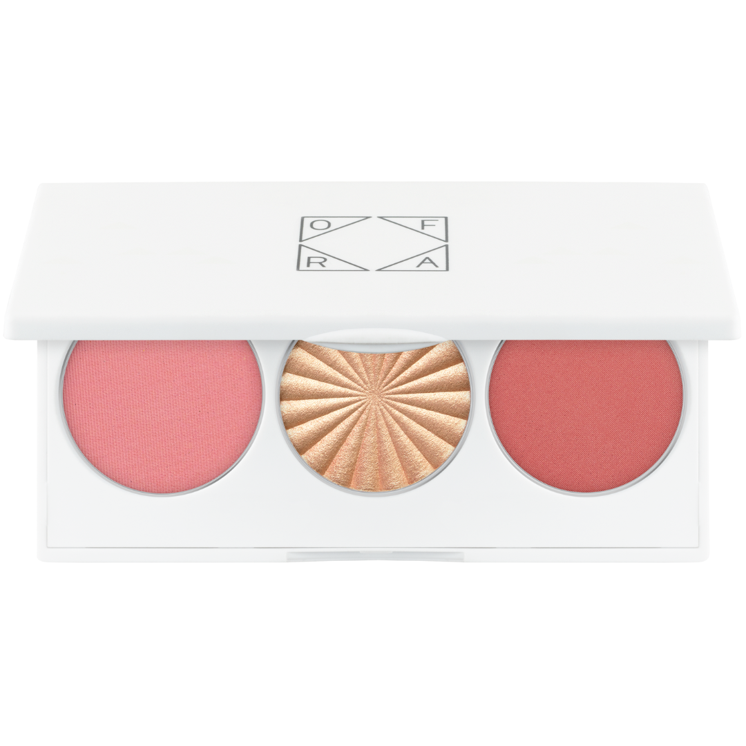 Палітра рум'яна та хайлайтер Ofra Cosmetics Midi Palette Sitting Pretty 3 х 4 г