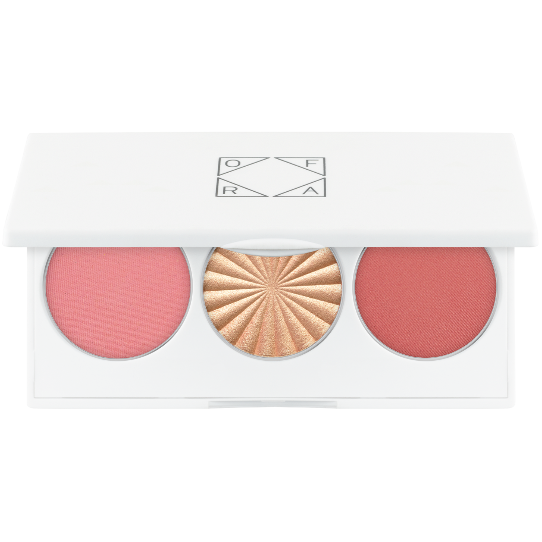 Палітра рум'яна та хайлайтер OFRA Cosmetics Midi Palette Sitting Pretty 3 х 4 г