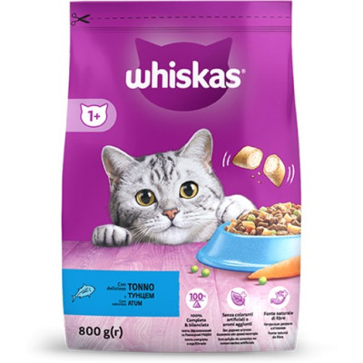 Сухий корм для кішок Whiskas з тунцем 800 г (5900951305269) PRS
