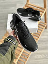Кросівки чоловічі чорні Nike Air Max 270 Black/White (01290), фото 8
