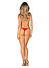 Трусики Obsessive Ingridia crotchless thong XL/2XL, фото 9