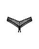 Трусики Obsessive Medilla crotchless thong XS/S, фото 4
