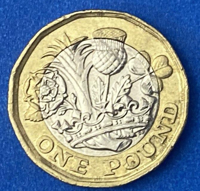 Монета Великобританії 1 фунт 2019 р., фото 1
