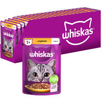 Влажный корм для кошек Whiskas Курица в желе 85 г (5900951302138)