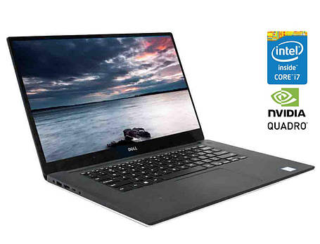 Ноутбук Dell Precision 5520/ 15.6" 3840x2160 Touch/ i7-7820HQ/ 16GB RAM/ 512GB SSD/ Quadro M1200 4GB, фото 1