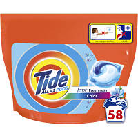 Капсули для прання Tide Все-в-1 Touch of Lenor Fresh Color 58 шт. (8001841640204) PRS