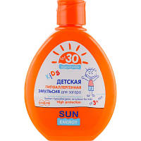 Засіб для засмаги Sun Energy Kids Дитяча гіпоалергенна емульсія SPF 30 150 мл (4823015922619) PRS