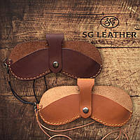 Очечник / чехол для очков / кожаный футляр "sg leather"