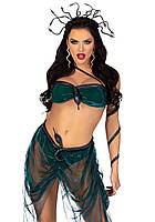 Эротический костюм Медузы Горгоны Leg Avenue Medusa Costume L, топ, юбка, нарукавники, украшения