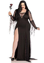 Еротичний костюм Мортіші Адамс Leg Avenue Sexy Spooky Morticia 3X-4X, фото 4