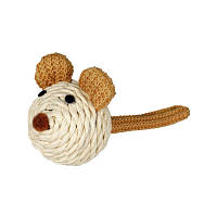 Іграшка для кішок Trixie Мишка з паперу та пряжі з брязкальцем 5 см (4011905457581) PRS