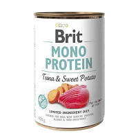 Консервы для собак Brit Mono Protein с тунцем и бататом 400 г (8595602525355)