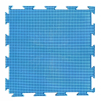 Ортопедический коврик массажный Ортодон "Трава" голубой р.25*25