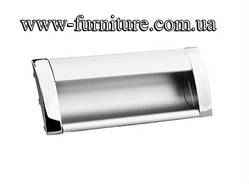 Ручка врізна GIFF UA08/C00/04/128 хром/алюміній