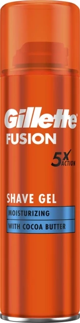 Гель для гоління Gillette Fusion5 "Зволоження" (200мл.)