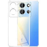 TPU чехол Epic Transparent 1,5mm Full Camera для Infinix Note 30 Pro NFC (X678B) TRE