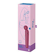 Вібромасажер Satisfyer Planet Wand-er Berry/Rosegold, дуже потужний, бездротовий, фото 3