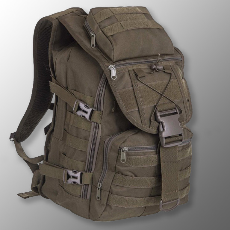 🔥 Тактичний рюкзак, військовий "Silver Knight - TY-9900. 30 літрів" (олива), армійський, EDC, мультикам