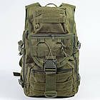 🔥 Тактичний рюкзак, військовий "Silver Knight - TY-9900. 30 літрів" (олива), армійський, EDC, мультикам, фото 7