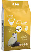 Наполнитель для кошачьего туалета Van Cat Super Premium Quality Vanilla Бентонитовый комкующий 10 кг