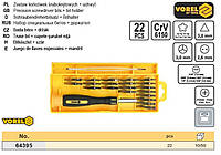 Набор бит Польша насадки для точных работ 22 штуки VOREL-64395