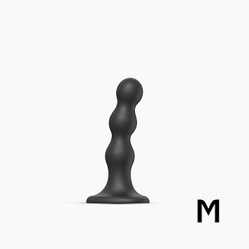 Насадка для страпона Strap-On-Me Dildo Plug Balls Black M Bomba💣