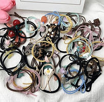 Набір резинок для волосся з декором, 45 шт