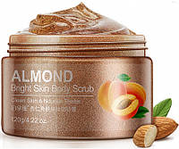 Лосьон-скраб для тела Bioaqua Almond Bright Skin Body Scrub, 120 г