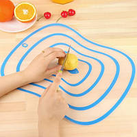 Дошка обробна гнучка велика. Синя