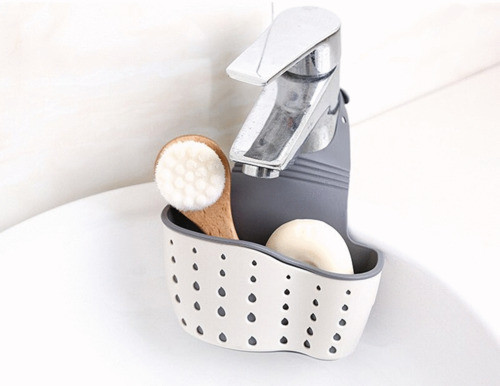 Тримач-органайзер для кухонного приладдя. Білий, фото 1