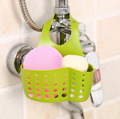 Тримач-органайзер для кухонного та ванного приладдя. Салатовий, фото 1