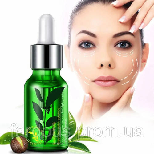 Сироватка антиоксидантна для обличчя Rorec з зеленим чаєм Green Tea Water Essence,15 мл